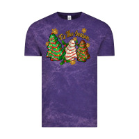 Cloud Purple 'tis the season christmas cake Vintage Tee - Zillion Design Studio