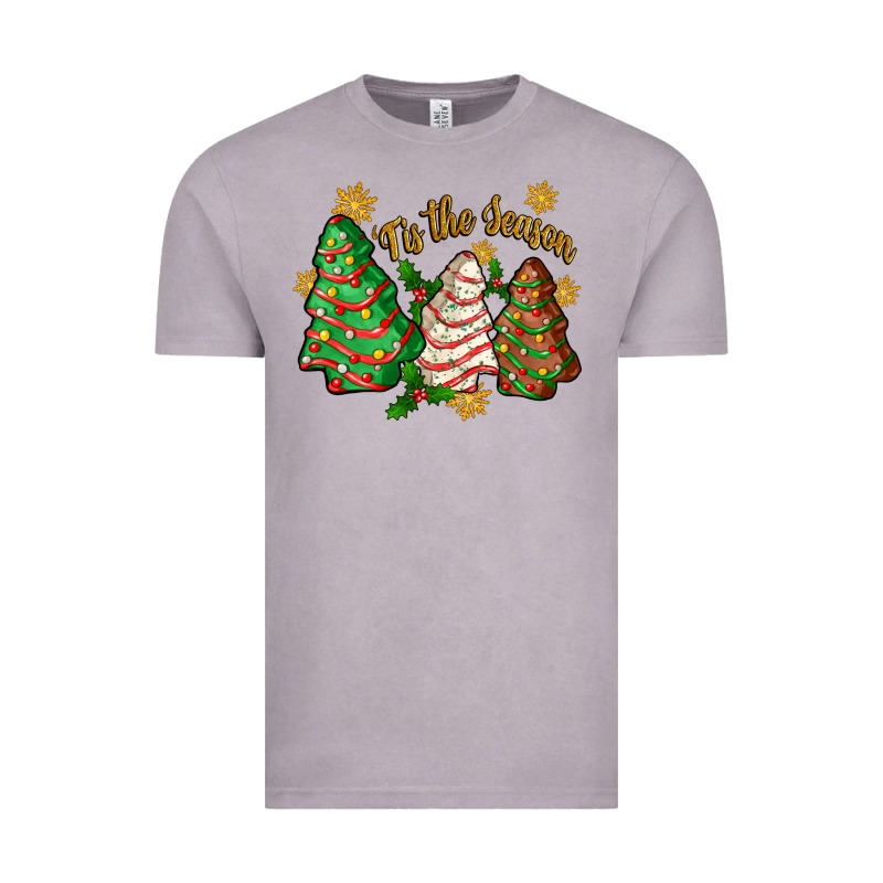 'tis The Season Christmas Cake Vintage Tee by Zillion Design Studio | Teevron