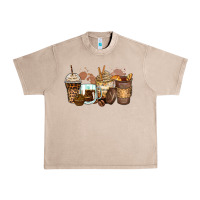 French Oak leopard coffee cups Urban Heavy Tee - Zillion Design Studio
