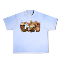 Grape Ice leopard coffee cups Urban Heavy Tee - Zillion Design Studio