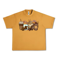 Peanut Butter leopard coffee cups Urban Heavy Tee - Zillion Design Studio
