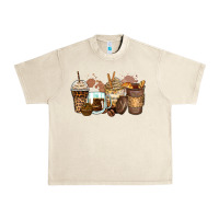 Sandshell leopard coffee cups Urban Heavy Tee - Zillion Design Studio