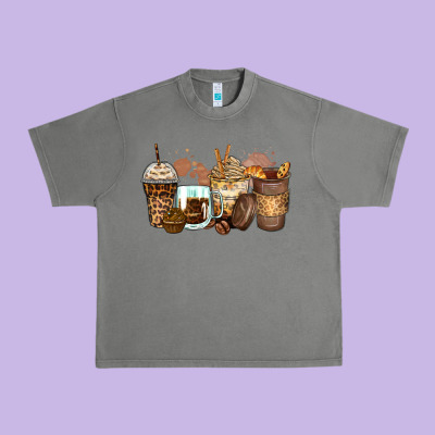 Urban Heavy Tee leopard coffee cups