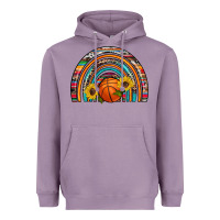 Lavender basketball rainbow Heavyweight Hoodie - Artiststas