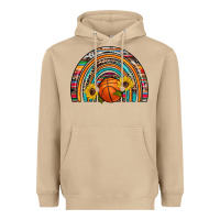 Mushroom basketball rainbow Heavyweight Hoodie - Artiststas
