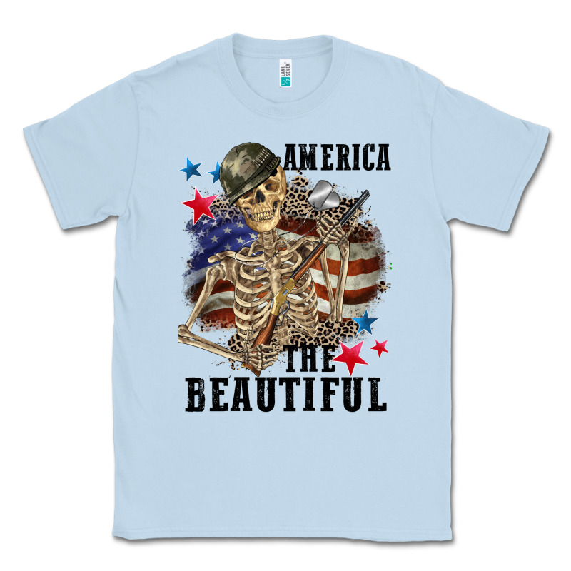 America The Beautiful 4th Of July Classic Tee by CowGirlArtShop | Teevron