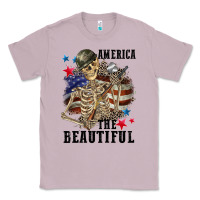 Lilac America the beautiful 4th of july Classic Tee - CowGirlArtShop
