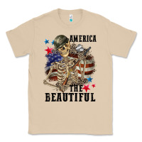 Mushroom America the beautiful 4th of july Classic Tee - CowGirlArtShop
