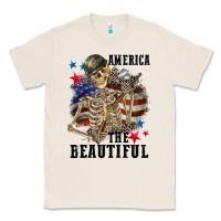 Natural America the beautiful 4th of july Classic Tee - CowGirlArtShop