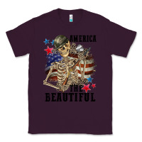 Plum America the beautiful 4th of july Classic Tee - CowGirlArtShop