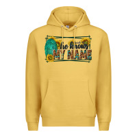 Antique Gold he knows my name isaiah 43 1 Premium Hoodie - NancyCooperArtShop