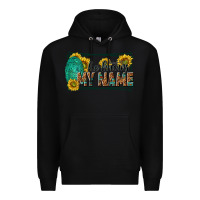 Black he knows my name isaiah 43 1 Premium Hoodie - NancyCooperArtShop