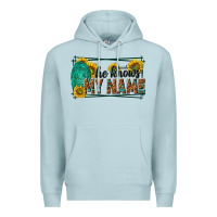 Blue Mist he knows my name isaiah 43 1 Premium Hoodie - NancyCooperArtShop