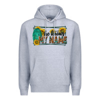 Heather Grey he knows my name isaiah 43 1 Premium Hoodie - NancyCooperArtShop