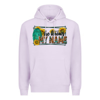 Lilac he knows my name isaiah 43 1 Premium Hoodie - NancyCooperArtShop