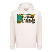Pale Pink he knows my name isaiah 43 1 Premium Hoodie - NancyCooperArtShop