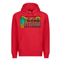 Red he knows my name isaiah 43 1 Premium Hoodie - NancyCooperArtShop