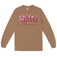 Toasted Coconut mama all day everyday Long Sleeve Tee - Zillion Design Studio