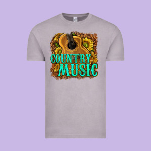 Country Music Western Vintage Tee Designed By Texasbilliewilder