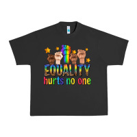 Pigment Black equality hurts no one with fists Urban Heavy Tee - texasbilliewilder