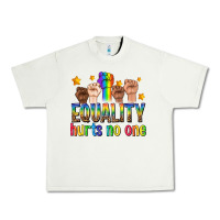 Pistachio equality hurts no one with fists Urban Heavy Tee - texasbilliewilder