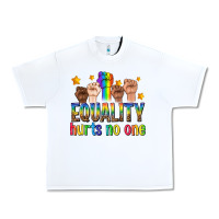 White equality hurts no one with fists Urban Heavy Tee - texasbilliewilder