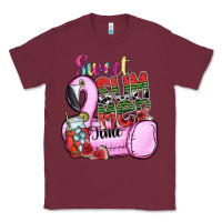 Burgundy sweet summer time Classic Tee - SublimationCraftShop