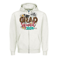 Oatmeal Heather grad squad 2024 Zipper Hoodie - AdoDesignShop