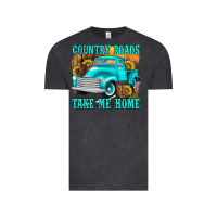 Vintage Black country roads take me home western Vintage Tee - texasbilliewilder