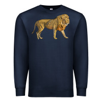 Navy lion Premium Sweatshirt - LillyAllenDesigns
