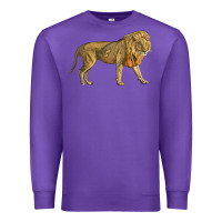 Purple lion Premium Sweatshirt - LillyAllenDesigns