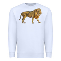 White lion Premium Sweatshirt - LillyAllenDesigns