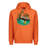 Carrot fishing pelican camp Premium Hoodie - NancyCooperArtShop