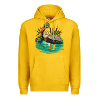 Lemon fishing pelican camp Premium Hoodie - NancyCooperArtShop