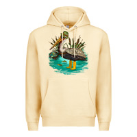 Pina Colada fishing pelican camp Premium Hoodie - NancyCooperArtShop