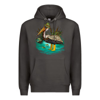 Smoke fishing pelican camp Premium Hoodie - NancyCooperArtShop