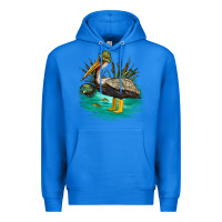 True Royal fishing pelican camp Premium Hoodie - NancyCooperArtShop