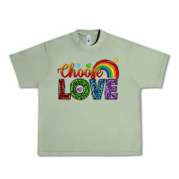 Oil Green choose love Urban Heavy Tee - texasbilliewilder
