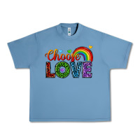 Pebble Blue choose love Urban Heavy Tee - texasbilliewilder
