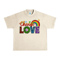 Sandshell choose love Urban Heavy Tee - texasbilliewilder