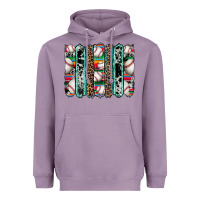 Lavender baseball serape cowhide turquoise leopard glitter  brushstrokes Heavyweight Hoodie - Artiststas