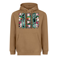 Toasted Coconut baseball serape cowhide turquoise leopard glitter  brushstrokes Heavyweight Hoodie - Artiststas