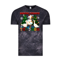 Cloud Black honking through the snow Vintage Tee - Zillion Design Studio