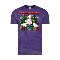Cloud Purple honking through the snow Vintage Tee - Zillion Design Studio