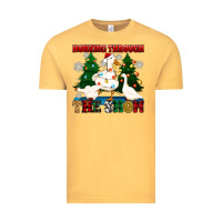 Vintage Mustard honking through the snow Vintage Tee - Zillion Design Studio