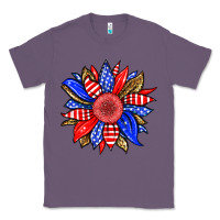 Lavender America sunflower Classic Tee - Neo Western