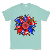 Seafoam America sunflower Classic Tee - Neo Western