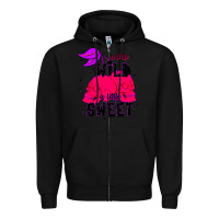 Black a little wild a little sweet Zipper Hoodie - JahusDesignShop