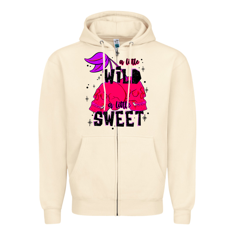 A Little Wild A Little Sweet Zipper Hoodie by JahusDesignShop | Teevron