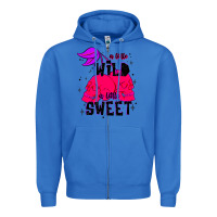 True Royal a little wild a little sweet Zipper Hoodie - JahusDesignShop